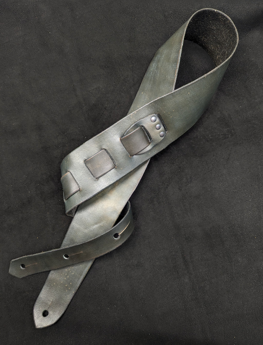 The Indigo Forest Guitar Strap