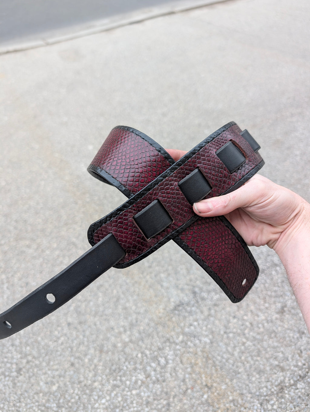 The Dragonscale Guitar Strap